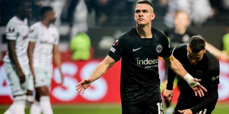 Borré, Eintracht Frankfurt vs West Ham