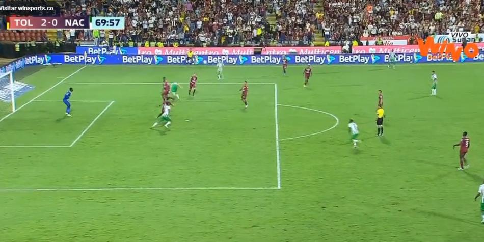Gol anulado a Nacional