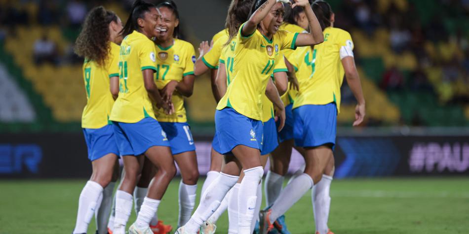 Gol de Brasil en Copa América