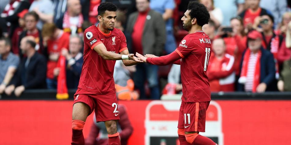 Luis Díaz y Mohamed Salah