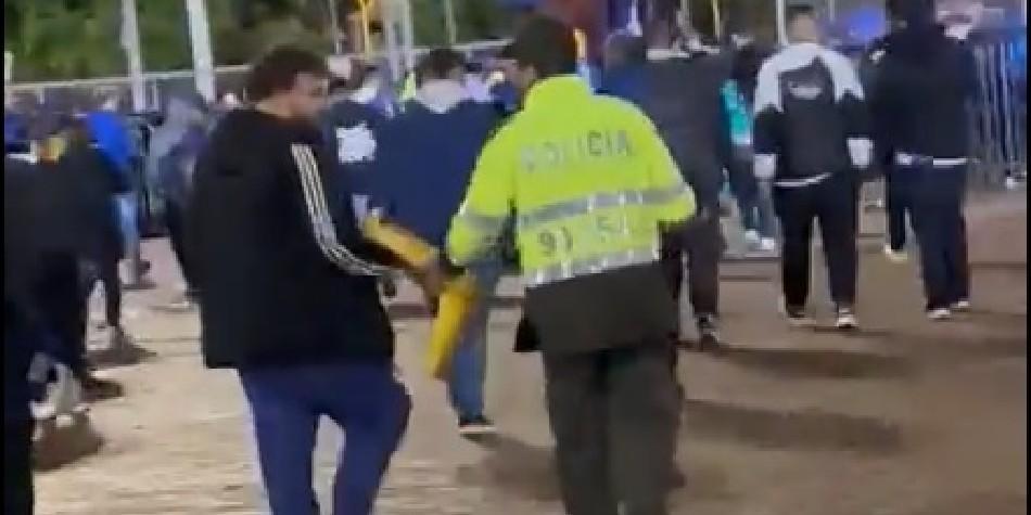Silla robada en El Campín