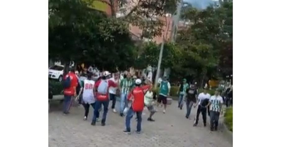 Hinchas Independiente Medellín vs Atlético Nacional
