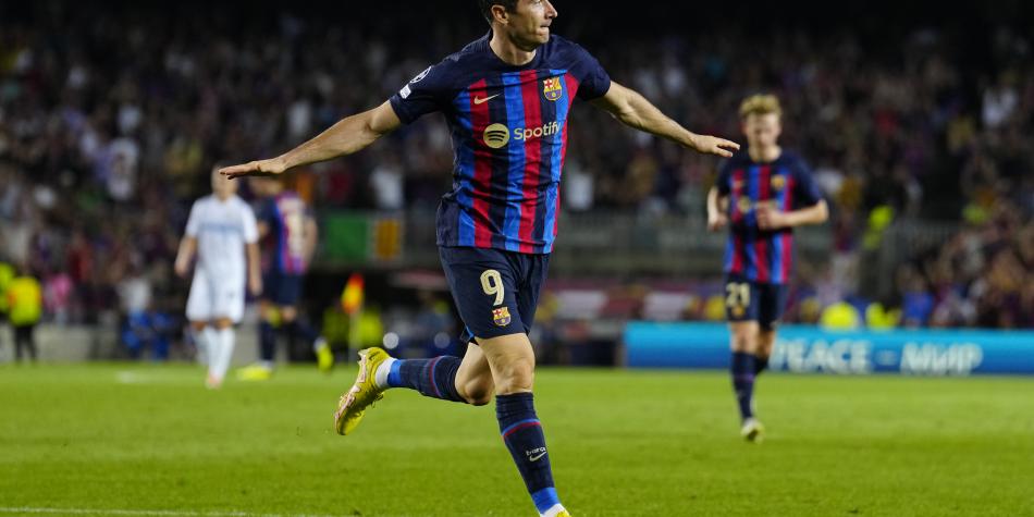 Lewandowski gol en Barcelona