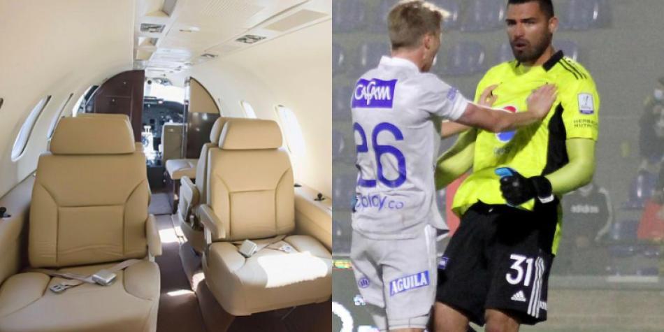 Millonarios vuelo chárter para Montero y Llinás