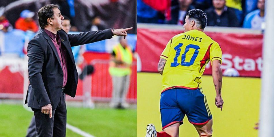 Néstor Lorenzo y James Rodríguez
