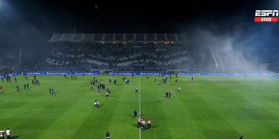 Violencia en Gimnasia vs Boca Juniors