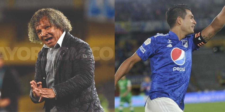 Alberto Gamero y David Silva