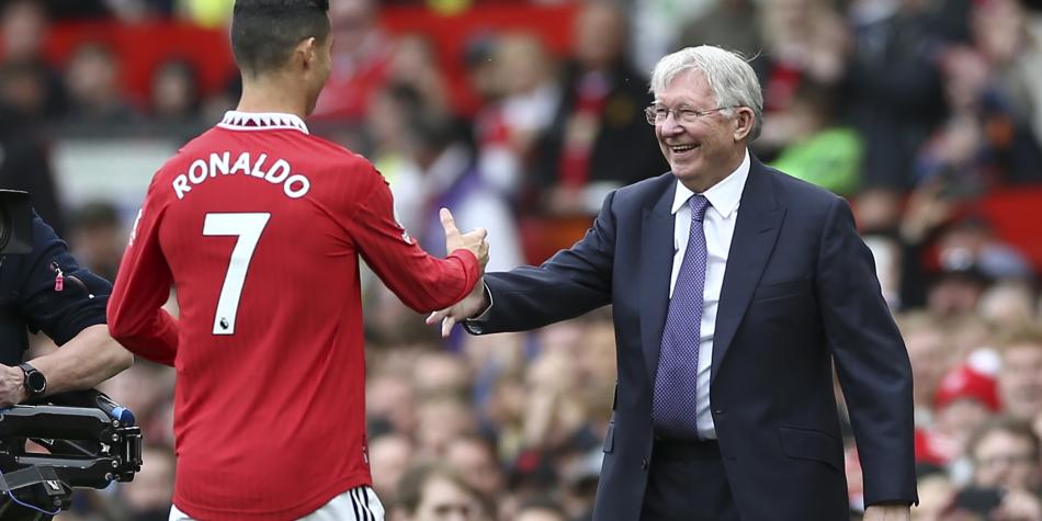 Cristiano Ronaldo y Sir Alex Ferguson