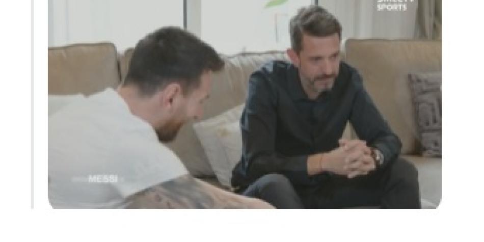 Lionel Messi y Pablo Giralt