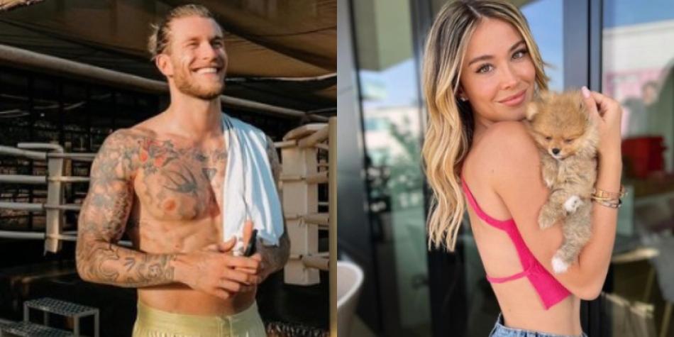 Loris Karius y Diletta Leotta
