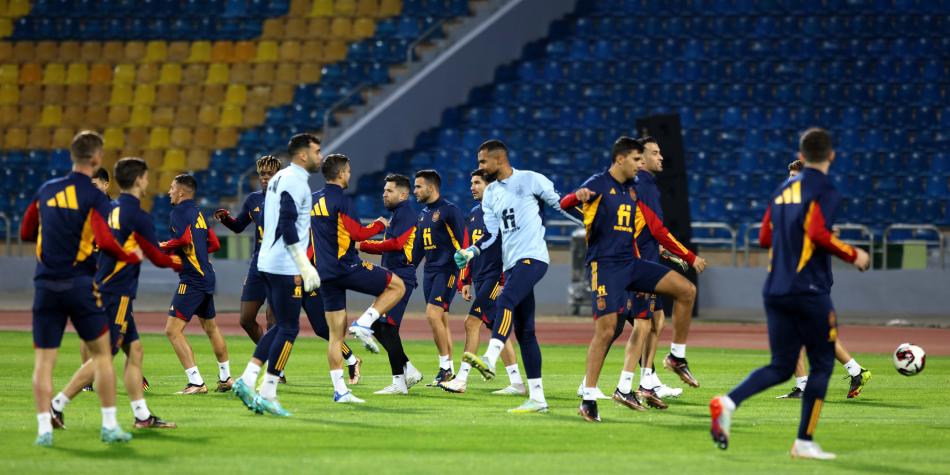 Entrenamiento de España, Mundial Catar