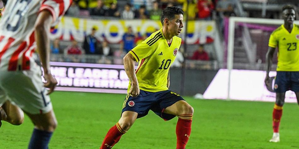 James Rodríguez vs Paraguay