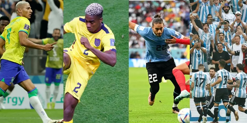 Equipos Conmebol en Catar 2022
