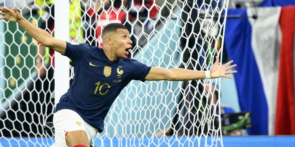Mbappé, Francia vs Dinamarca