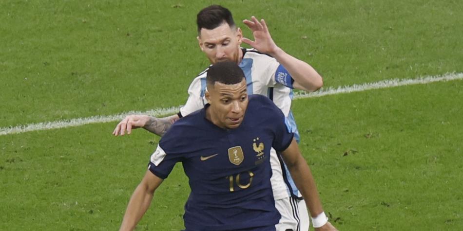Kylian Mbappé y Lionel Messi