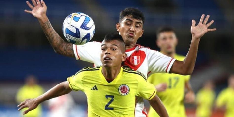 Colombia vs Perú Sudamericano Sub-20