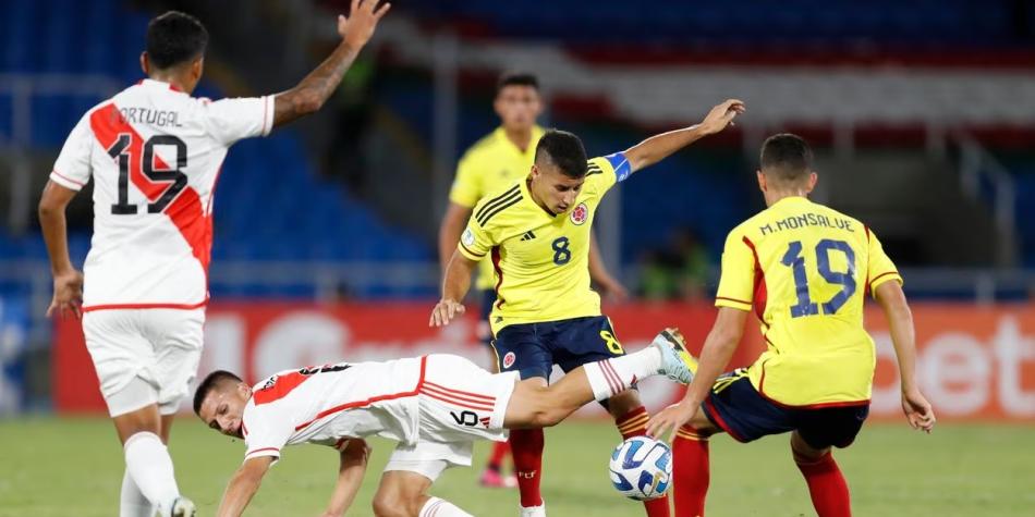 Colombia vs Perú Sudamericano Sub-20