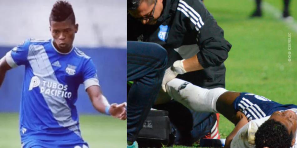 Jackson Rodríguez, lesionado en Emelec