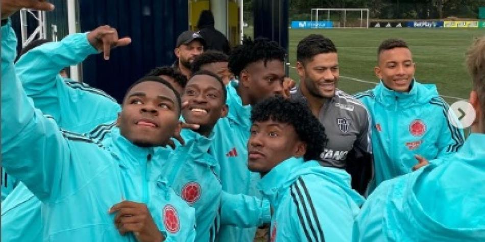 Selección Colombia Sub 17 con Hulk