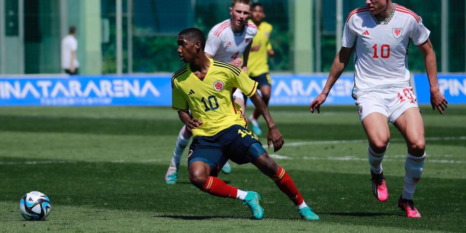 Colombia vs Gales, amistoso Sub-20