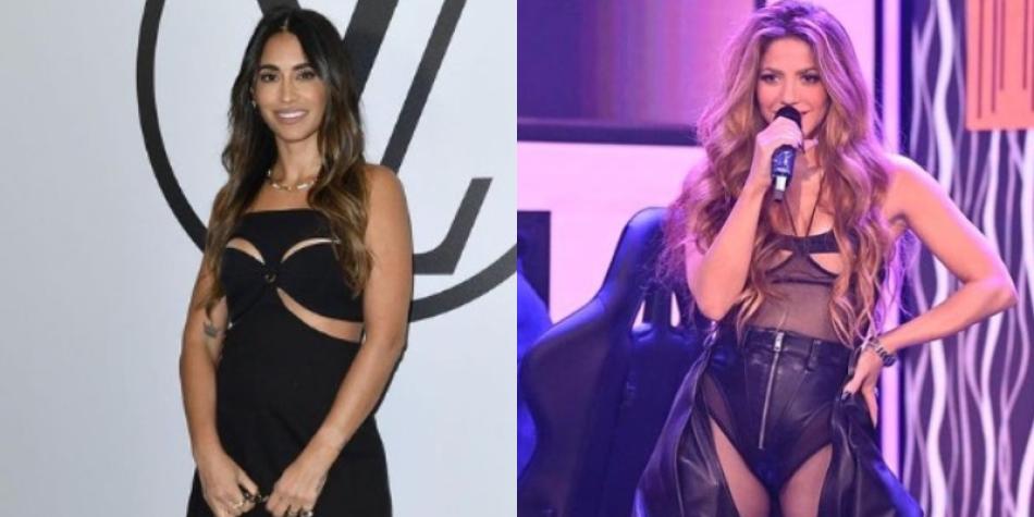 Antonella Roccuzzo y Shakira