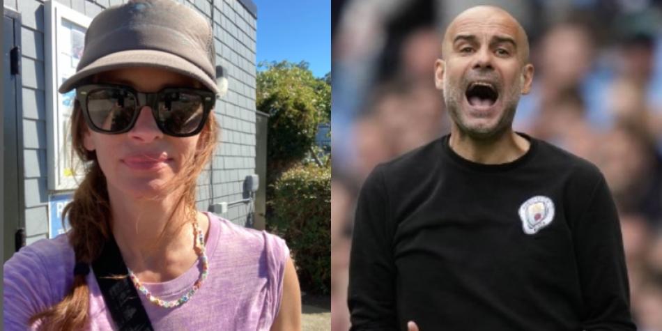 Julia Roberts y Pep Guardiola