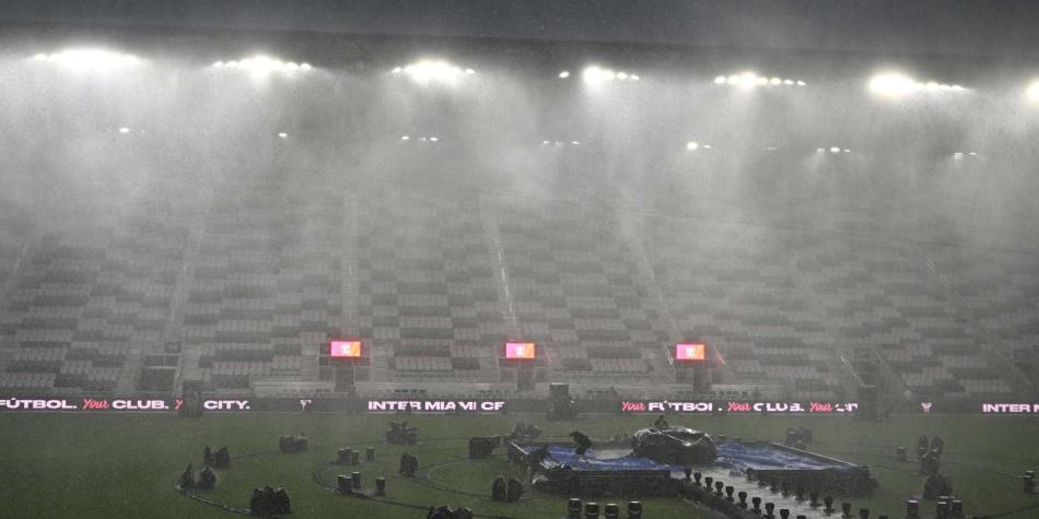 tormenta presentación de Messi
