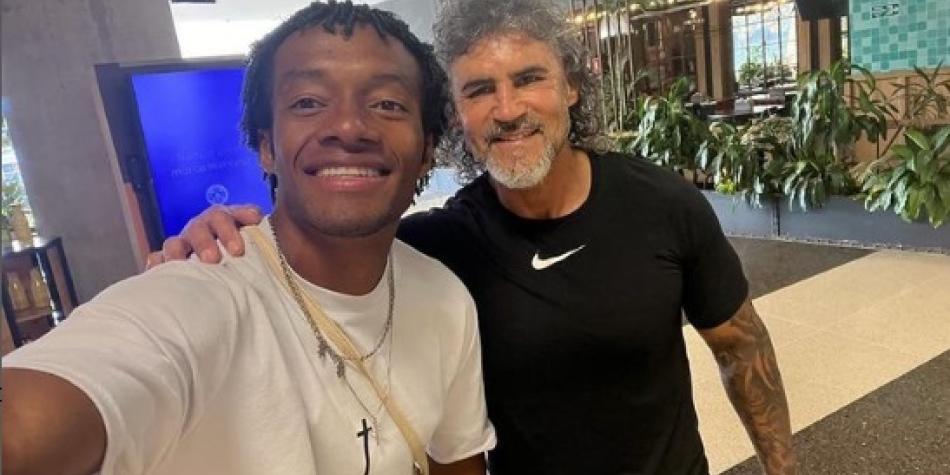Leonel Álvarez y Juan Cuadrado