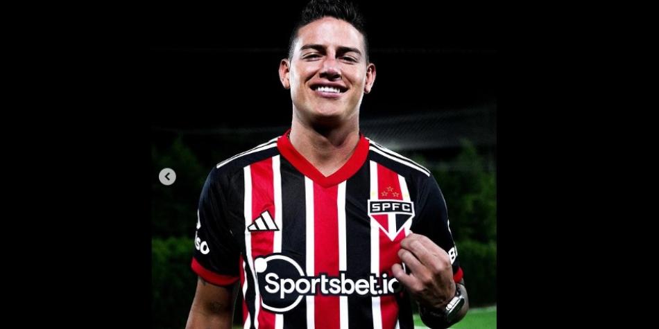 James Rodríguez en Sao Paulo