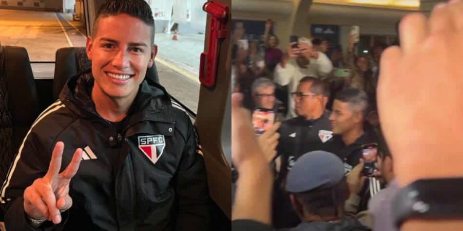 James Rodríguez en Sao Paulo