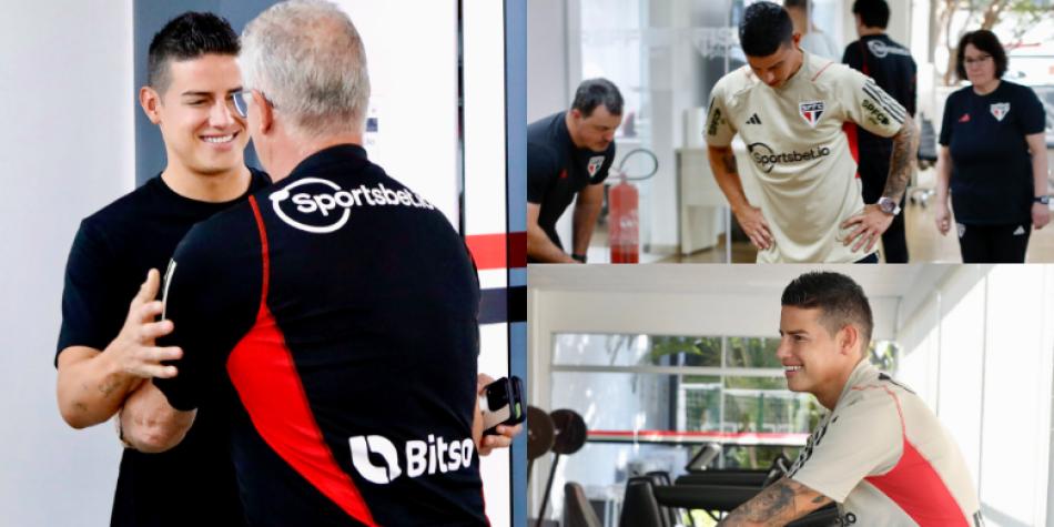 James Rodríguez en Sao Paulo