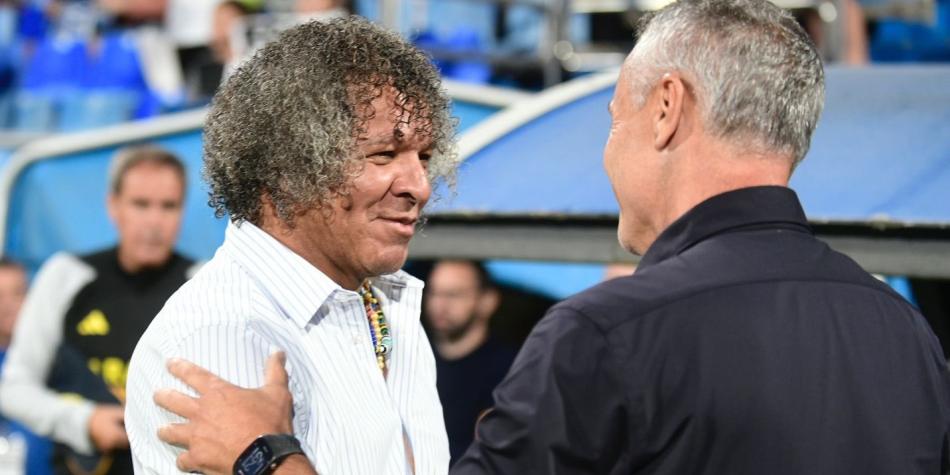 Alberto Gamero en amistoso Millonarios vs Zaragoza