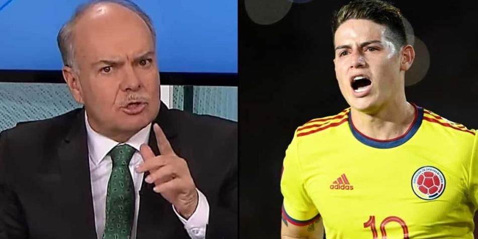 Iván Mejía y James Rodríguez
