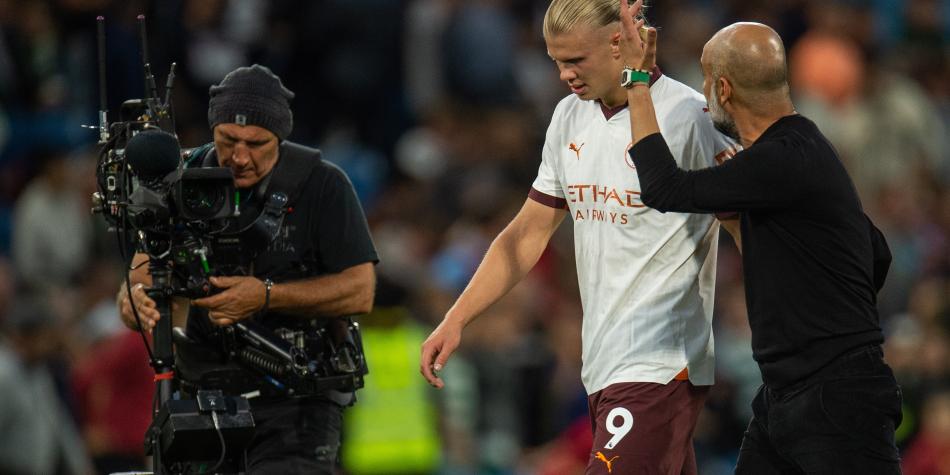 Haaland y Guardiola