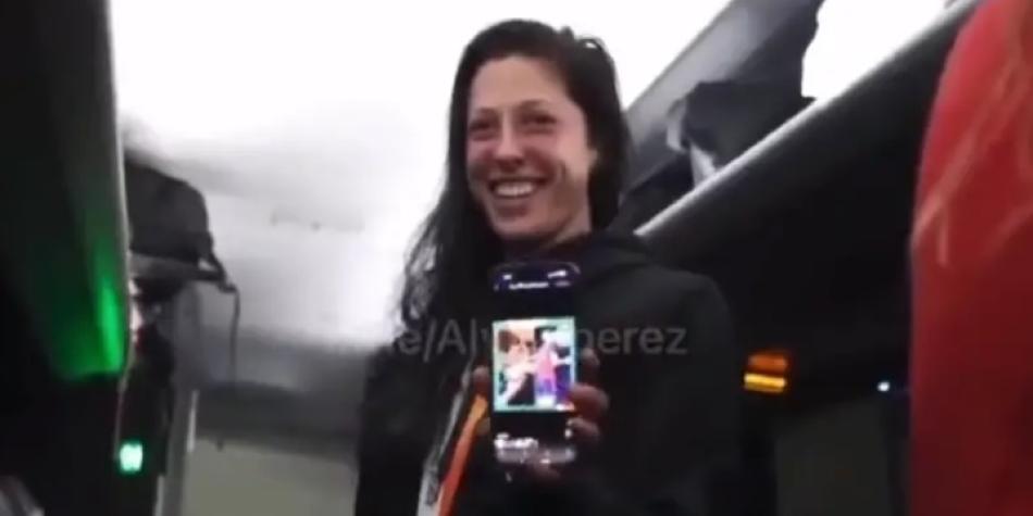 Jenni Hermoso se burla de beso con Luis Rubiales