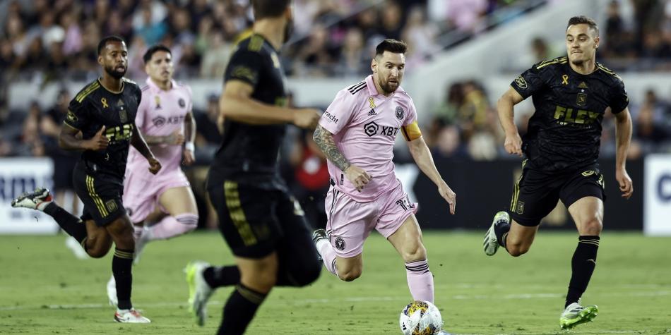 Lionel Messi en LAFC vs Inter Miami