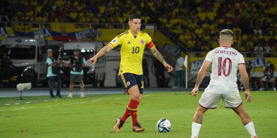 James, Colombia vs Venezuela