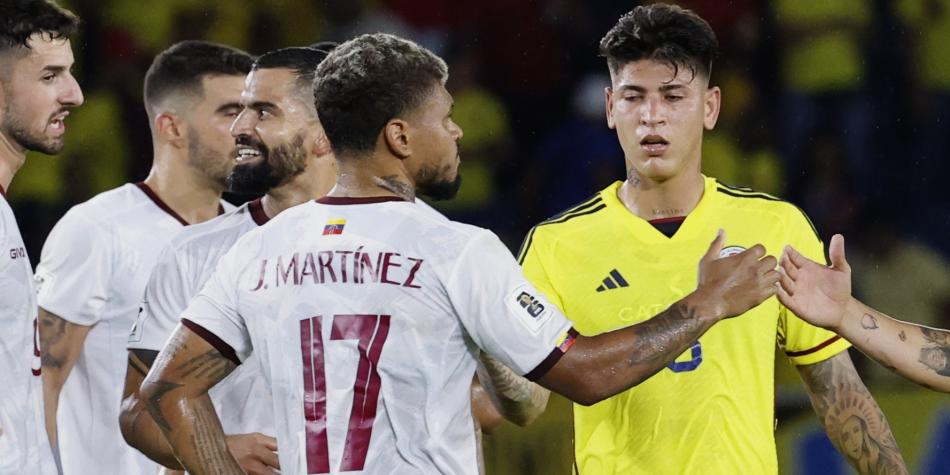 Jorge Carrascal en Colombia vs Venezuela