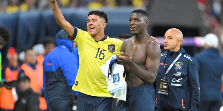 Kendry Páez y Moisés Caicedo