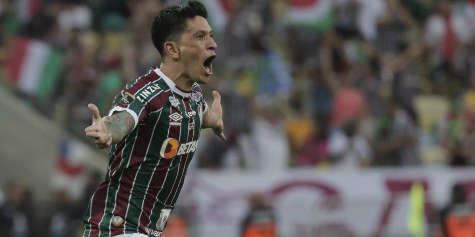 Germán Cano en Boca Juniors vs Fluminense