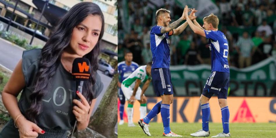 Sheyla García y Millonarios