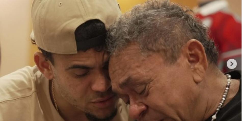 Luis Díaz se encuentra con su padre