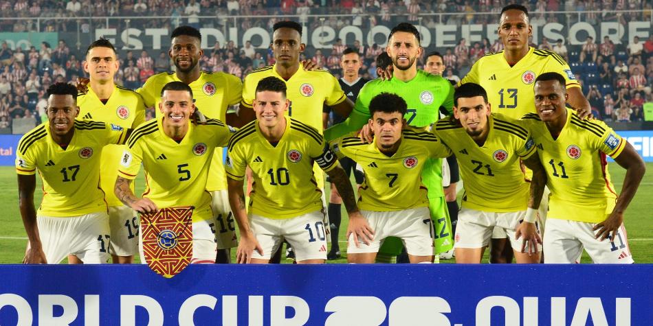 Posiciones de selección de fútbol de colombia