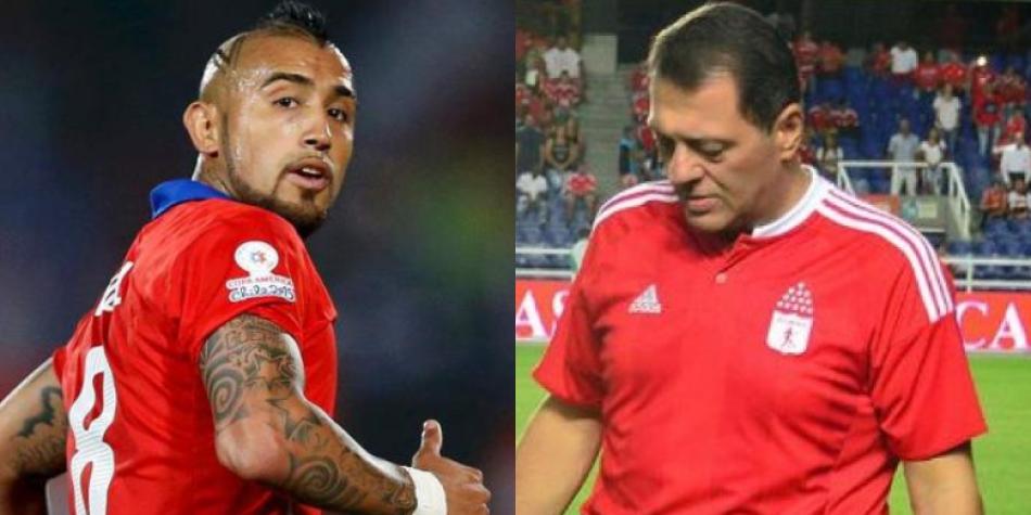 Arturo Vidal y Tulio Gómez