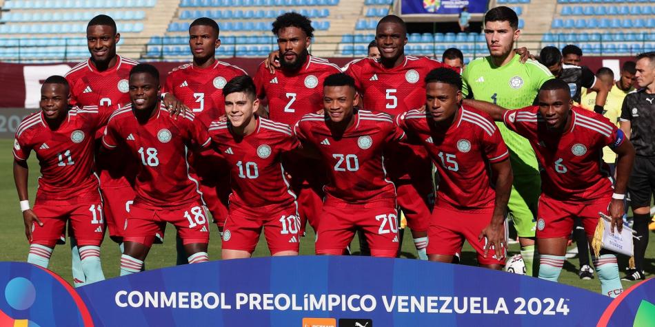 Selección Colombia Sub 23 en Torneo Preolímpico 2024