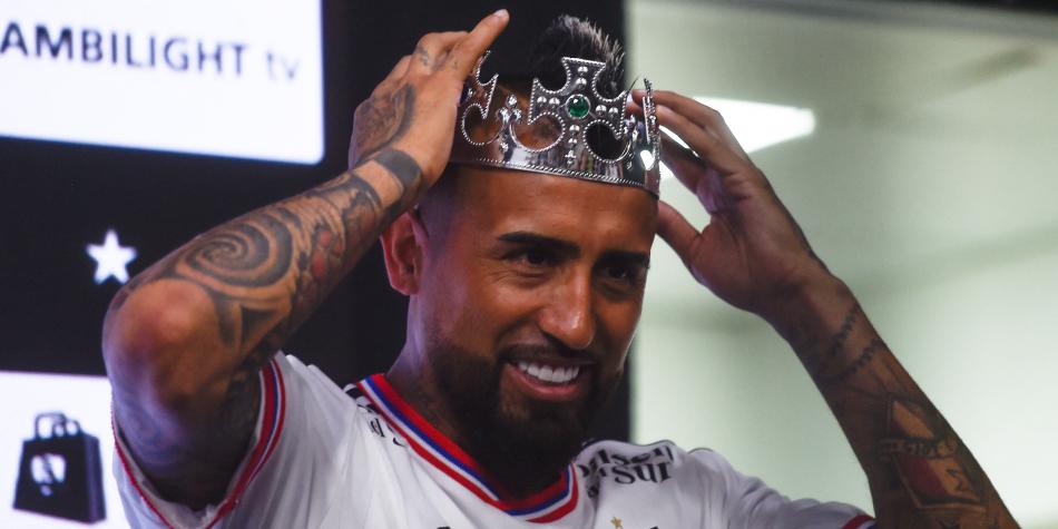 Arturo Vidal regresó a Colo Colo