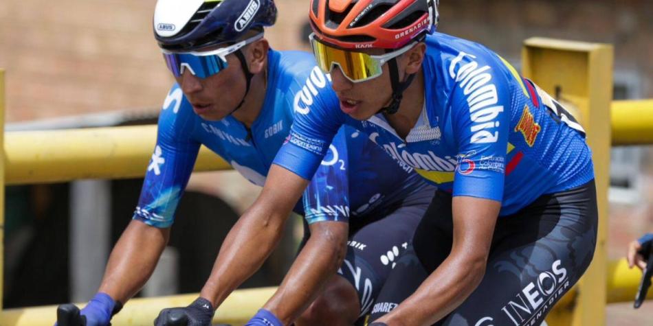 Nairo Quintana y Egan Bernal