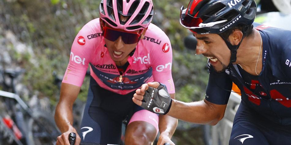 Egan Bernal y Daniel Martínez