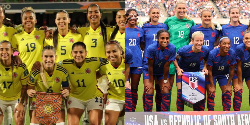 Colombia y Estados Unidos femenino
