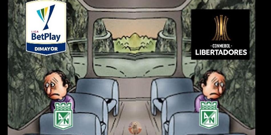 Memes de eliminación de Atlético Nacional